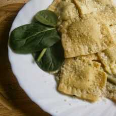 Przepis na Ravioli ze szpinakiem / Spinach ravioli