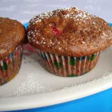 Przepis na Czekoladowe muffinki z malinami