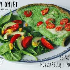 Przepis na Dietetyczny zielony omlet ze szpinakiem + KONKURS Tefal