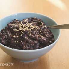 Przepis na COCONUT BLACK RICE PUDDING