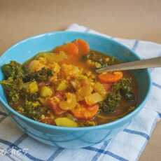 Przepis na MINESTRONE SOUP with KALE