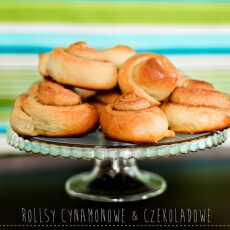 Przepis na Cinnamon & chocolate rolls - Rollsy cynamonowe oraz z czekoladą