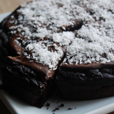 Przepis na Przepyszne (fasolowe) ciasto czekoladowe - bez mąki i bez cukru!
