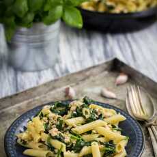 Przepis na 109: Penne salmone e spinaci