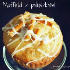 Przepis na Muffinki ze słonymi paluszkami