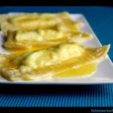 Przepis na Cytrynowe ravioli z serem ricotta 