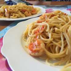 Przepis na Spaghetti z krewetkami