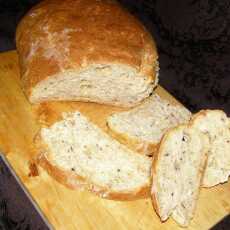 Przepis na Chleb żytnio-pszenny z siemieniem lnianym na drożdżach suchych z piekarnika...