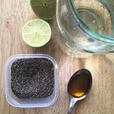 Przepis na Woda limonkowa z nasionami chia - meksykański energy drink