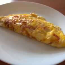 Przepis na Śniadaniowy omlet serowy