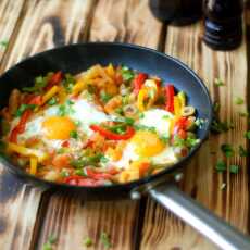Przepis na Jajka na warzywach