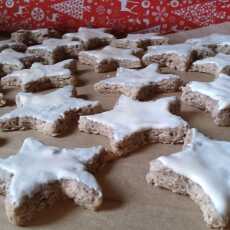 Przepis na ORZECHOWO-CYNAMONOWE ŚWIĄTECZNE GWIAZDKI / CHRISTMAS CINNAMON-NUT STARS