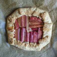 Przepis na WIOSENNA RUSTYKALNA TARTA Z RABARBAREM / SPRINGY RUSTIC RHUBARB TART