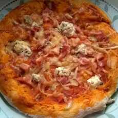 Przepis na Pizza z dodatkiem sera Korycińskiego Czesławy Zarzeckiej -test