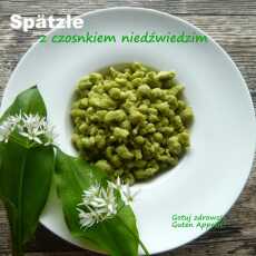 Przepis na Spätzle z czosnkiem niedźwiedzim