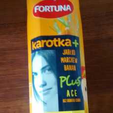 Przepis na Fortuna Karotka Plus - jabłko, marchew, banan PLUS A, C, E - recenzja produktu