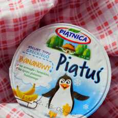 Przepis na Piątuś bananowy - jogurt typu greckiego Piątnica - recenzja