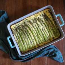 Przepis na OBIAD – QUICHE Z ZIELONYMI SZPARAGAMI / QUICHE WITH GREEN ASPARAGUS