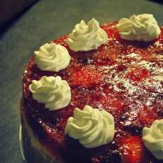 Przepis na Ciasto grysikowe z truskawkami (proste ciasto bez pieczenia)