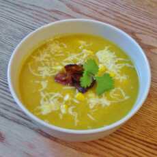 Przepis na Corn chowder - amerykańska zupa-krem kukurydziany z chili