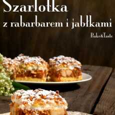 Przepis na Szarlotka z rabarbarem i jabłkami 