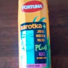 Przepis na Fortuna Karotka Plus - jabłko, marchew,malina PLUS aloes - recenzja produktu