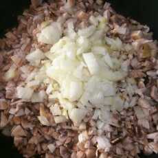 Przepis na Placuszki indycze z ryżem i pieczarkami