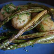 Przepis na Wiosenny obiad - szparagi & młode ziemniaki
