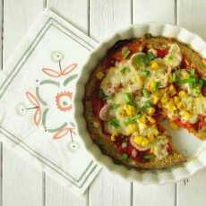 Przepis na Śniadaniowy omlet jak pizza