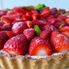 Przepis na CROSTATA CON LE FRAGOLE - TARTA Z TRUSKAWKAMI