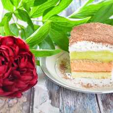 Przepis na Ciasto z czerwonego i zielonego Kubusia