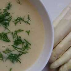 Przepis na Zupa z białych szparagów