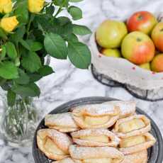 Przepis na Serowe ciastka z jabłkami (uśmiechnięte ciastka)