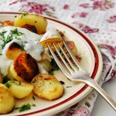 Przepis na Młode ziemniaki na maśle z kefirem i koperkiem