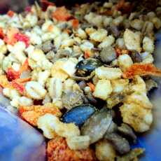 Przepis na Żywność liofilizowana - risotto z pęczaku i soczewicy z musem z awokado :) 