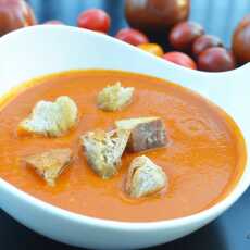 Przepis na Zupa krem z pieczonych pomidorów