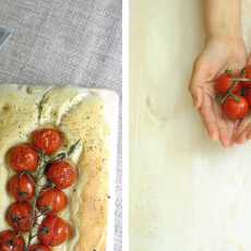 Przepis na Focaccia z pomidorkami i pieprzem