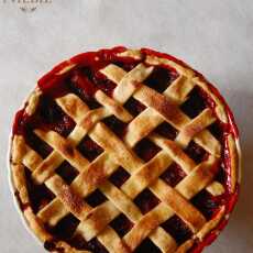 Przepis na Amerykański placek truskawkowy (strawberry pie)