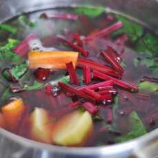 Przepis na Botwinka (soup with young beetroot)