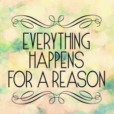 Przepis na Everything happens for a reason