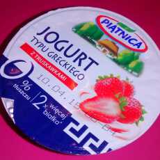 Przepis na Jogurt typu greckiego z truskawkami, Piątnica - recenzja produktu