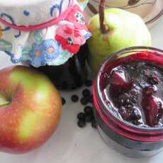 Przepis na Dżem borówkowy z jabłkiem i gruszką do słoików na zimę