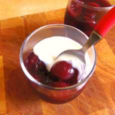 Przepis na Galaretka czereśniowa na winie/Cherry jelly with wine