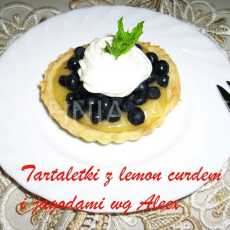 Przepis na Tartaletki z lemon curdem i jagodami wg Aleex