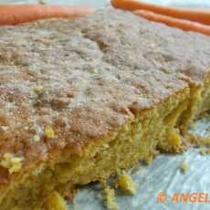 Przepis na Puszyste ciasto marchewkowe z migdałami - Carrot and almond fluff cake - Torta soffice alle mandorle e carote