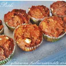 Przepis na Wytrawne, pełnoziarniste muffinki