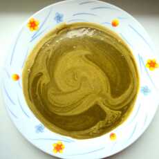 Przepis na Kremowa zupa szpinakowa z kaszą jaglaną - wege, dietetyczna :)