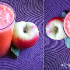 Przepis na Świeżo wyciskany sok marchwiowo-jabłkowy
