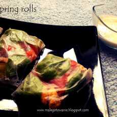 Przepis na Spring rolls- coś lekkiego i szybkiego 