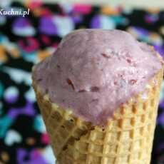 Przepis na Domowe lody jogurtowo-czereśniowe